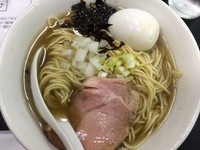 「煮干狂會 煮干ソバ 白 +味玉」@第13回 人気話題の味紀行 全国味の逸品会の写真