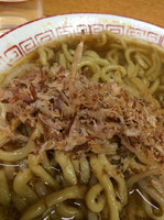 「ラーメン(かつおぶし、生卵)アブラニンニク」@ラーメン二郎 環七新代田店の写真