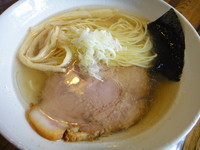 「塩らーめん・大盛り」@上州地鶏らーめん まるわの写真