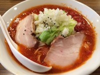 「完熟とまとらーめん+替玉」@らーめん カッパハウスの写真