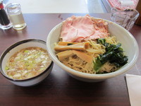 「つけそば大盛（780円）+追加焼豚（220円）」@中華そば 笹井の写真