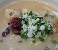 「（限定）鶏と帆立と私。￥８５０」@スタミナラーメン 馬しゃ屋の写真