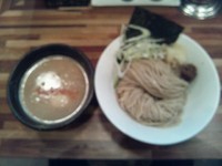 「味玉つけ麺銀だら搾り」@鮮魚らーめん 五ノ神水産の写真