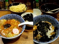 「つけめんシュリンプ950円＋つけめん専用ライス180円」@六厘舎 大崎店の写真