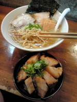 「鯛塩らーめん＆チャーシューごはん」@らーめん・つけめん いつ樹の写真