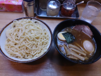 「もりそば（中盛）＋メンマ＆煮玉子」@麺屋ごとうの写真