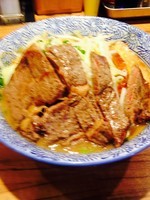 「らーめん（ミニ）¥680＋ステーキ¥300」@ラーメン燈郎の写真