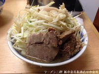 「小ラーメン（野菜とアブラまし、ニンニク少なめ）」@ラーメン二郎 新小金井街道店の写真