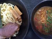 「カレートマトつけめん 850円」@ラーメン天天の写真