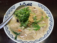 「タンメン+もち豚焼売+ねぎ豚飯」@東京豚骨拉麺 ばんから 新宿歌舞伎町支店の写真