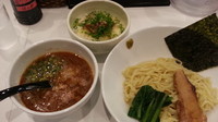 「海老つけ麺(麺少)￥850+チャーシューチーズ(少)￥200」@海老・特濃煮干そば まるはの写真