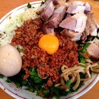 「【限定】台湾混蕎麦＋豚入り＋味玉」@豚星。の写真