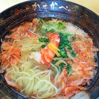 「海老塩ラーメン780円」@らー麺 かすかべの写真