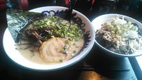 「FUBUKI豚骨 730円 焼豚ネギ丼380円」@麺匠 佐蔵 FUBUKIの写真