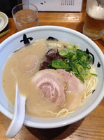 「純系豚骨ラーメン」@まんかい 福島本家の写真