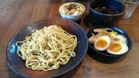 「和屋つけ麺、鷄そぼろご飯のランチセット」@らーめん和屋の写真