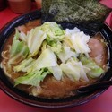 ラーメン (並) かため＋キャベツ