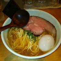 「味玉中華そば大盛」@中華蕎麦 蘭鋳の写真