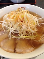 「ネギ焼豚ラーメン」@喜多方ラーメン 坂内 多摩センター店の写真