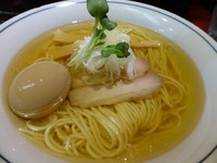 「塩煮干そば（６００円）＋味付玉子（１００円）」@柴崎亭の写真