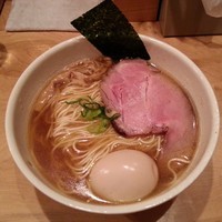 「味玉中華そば」@中華蕎麦 蘭鋳の写真