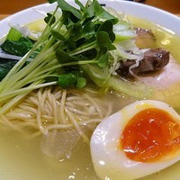 「塩中華そば　800円」@竹末東京プレミアムの写真