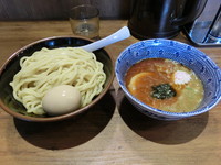 「つけめんシュリンプ（並）＋サービス券の煮卵」@六厘舎 大崎店の写真