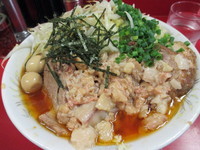 「小豚＋油（ニンニクアブラ）」@ラーメン二郎 西台駅前店の写真