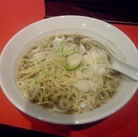 「中華そば(中)+スープ増し+ネギ増し」@自家製麺 伊藤 浅草店の写真