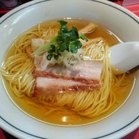 「塩煮干しそば＋チャーシュー玉子丼」@柴崎亭の写真