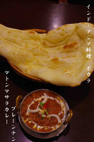 「マトンマサラカレー＆プレーンナン」@インド・アジア料理 ポカラの写真