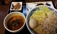 「海老つけ麺 400g 3トッピング」@つけ麺専門店 二代目のぶの写真