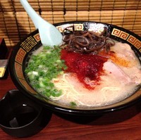 「ラーメン＋替玉＋きくらげ＋オスカランの酸味（￥1,180）」@一蘭 名古屋栄店の写真