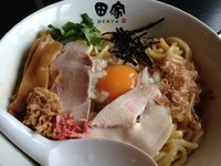 「【限定】濃厚うに醤油のあえそば 850円」@中華そば 田家 本店の写真