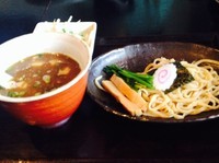 「元気肉つけそば¥800−半盛値引¥100」@俊麺元気の写真