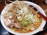 「あえめん＋大盛無料」@味噌麺処 花道庵の写真