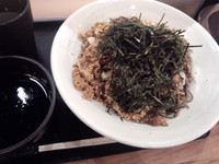 「1番（俺の肉そば(冷)）850円」@そば 俺のだし GINZA5の写真