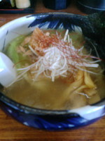 「鮭冬葉塩」@弟子屈ラーメン 弟子屈総本店の写真