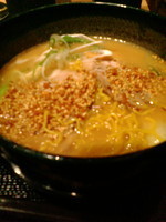 「香ばしとんこつ醤油」@らぁめん銀波露 新千歳空港店の写真