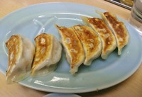 「焼き餃子（6個）\350」@ラーメン 青山の写真