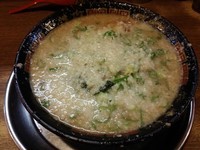 「とんこつラーメン」@無鉄砲 大阪店の写真