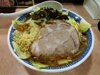 「キャベふじ麺（醤油、二ンニク少なめショウガ）￥780→600」@特級豚骨 中華そば湊生の写真