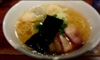 「特製ワンタン麺(白醤油)900円」@八雲の写真