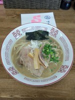 「【限定】ど濃厚イカ煮干しそば＋Sの和えそば（半玉）」@㐂九家の写真