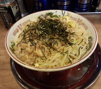 「油まぜ麺（750円）」@麺でる 大岡山店の写真