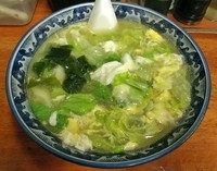 「レタスラーメン\650」@東京らぁめん 青龍の写真