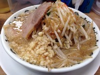 「野郎ラーメン（あぶら、ニンニク）」@野郎ラーメン 三軒茶屋店の写真