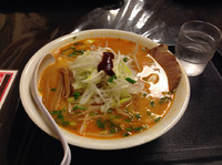 「旨辛ねぎ味噌Ver.（大盛り）750円＋100円」@らーめん山猫亭の写真