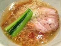 「ミニ塩そば 620円＋ビール」@支那そばや 新横浜ラーメン博物館店の写真