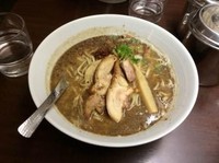 「グリーンカレーソバ」@BASSANOVAの写真